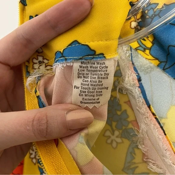 Floral Yellow Dress - Picture 7 of 12